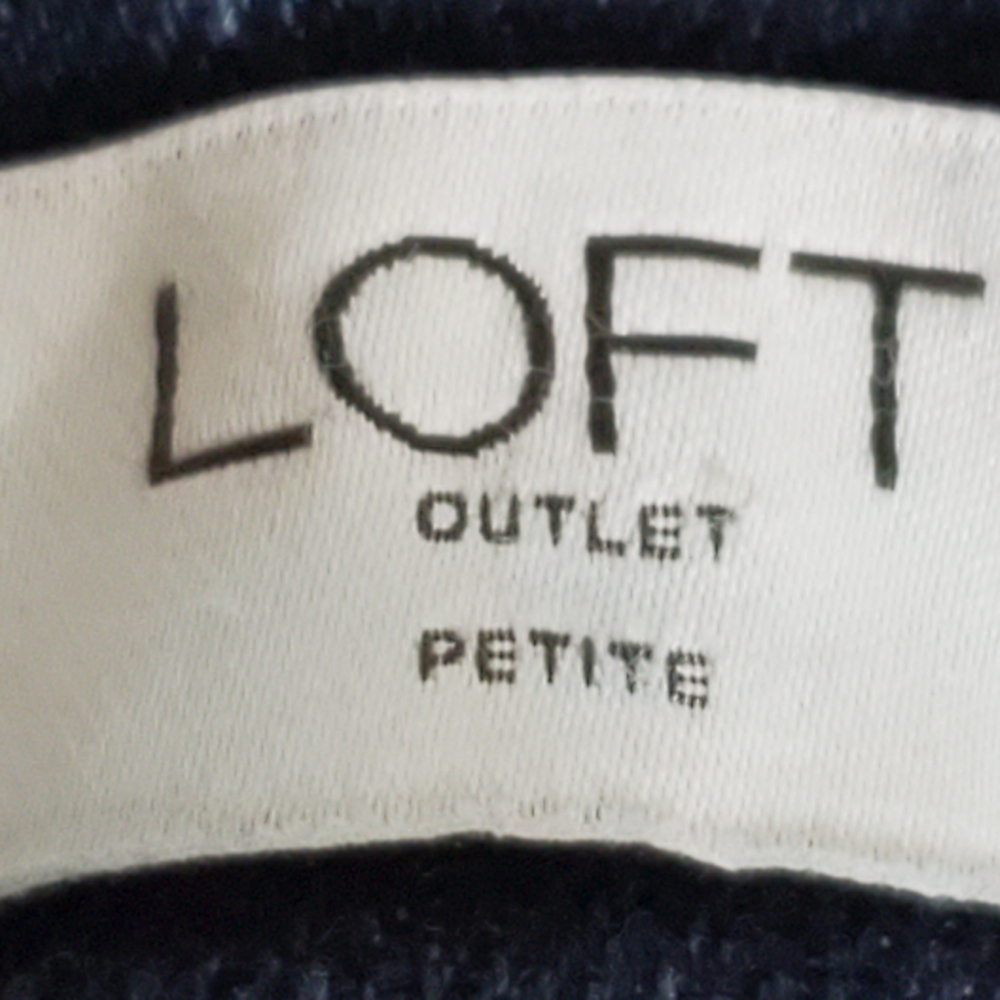 LOFT Outlet Curvy Petite Women’s Skinny Jeans in Dark Blue Wash Size 0 - Picture 9 of 11